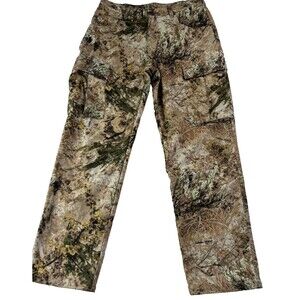 Cabelas Pants Mens 36 Tall Advantage Timber Camo Cargo Hunting Outdoors